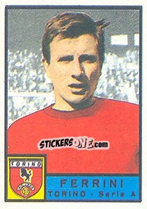 Sticker Giorgio Ferrini - Calciatori 1963-1964 n. 281 - Panini