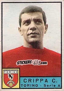 Sticker Carlo Crippa - Calciatori 1963-1964 - Panini