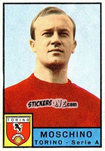 Sticker Giambattista Moschino - Calciatori 1963-1964 n. 286 - Panini