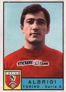 Sticker Enrico Albrigi - Calciatori 1963-1964 - Panini