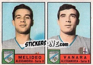 Cromo Melideo / Vanara - Calciatori 1963-1964 - Panini