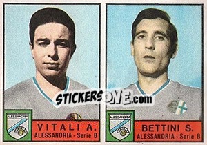 Sticker Vitali / Bettini S. - Calciatori 1963-1964 - Panini