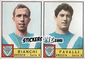 Figurina Biancchi / Favalli - Calciatori 1963-1964 - Panini