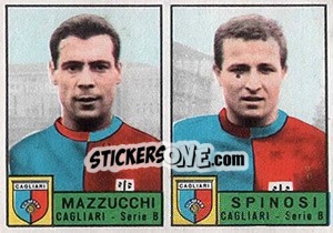 Sticker Mazzucchi / Spinosi - Calciatori 1963-1964 n. 303 - Panini