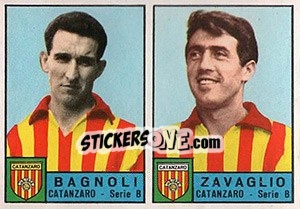 Figurina Bagnoli / Zavaglioi - Calciatori 1963-1964 - Panini