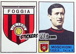 Cromo Stemma / Moschioni - Calciatori 1963-1964 - Panini