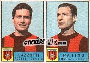 Sticker Lazzotti / Patino - Calciatori 1963-1964 - Panini