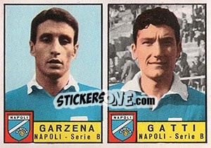 Sticker Garzena / Gatti - Calciatori 1963-1964 n. 332 - Panini