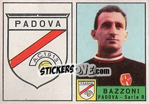 Cromo Stemma / Bazzoni - Calciatori 1963-1964 - Panini