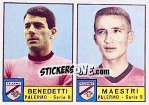 Figurina Benedetti / Maestri - Calciatori 1963-1964 - Panini