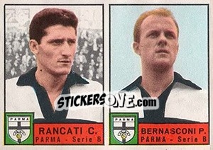 Sticker Rancati / Bernasconi - Calciatori 1963-1964 - Panini