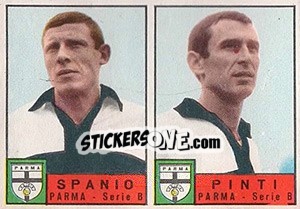 Sticker Spanio / Pinti - Calciatori 1963-1964 n. 354 - Panini