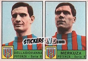 Sticker Dellagiovanna / Merkuza - Calciatori 1963-1964 n. 357 - Panini