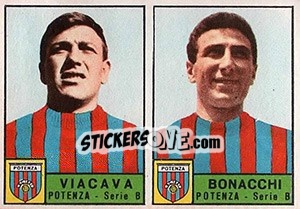 Sticker Viacava / Bonacchi - Calciatori 1963-1964 n. 359 - Panini