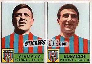 Figurina Viacava / Bonacchi - Calciatori 1963-1964 - Panini