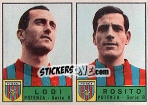 Sticker Lodi / Rosito - Calciatori 1963-1964 n. 360 - Panini