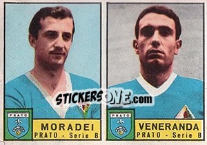 Sticker Moradei / Veranda - Calciatori 1963-1964 - Panini