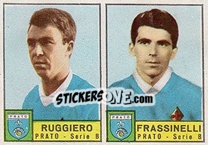 Sticker Ruggiero / Frassinelli - Calciatori 1963-1964 - Panini