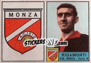 Sticker Stemma / Rigamonti - Calciatori 1963-1964 - Panini