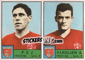 Sticker Pez / Varglien - Calciatori 1963-1964 n. 381 - Panini