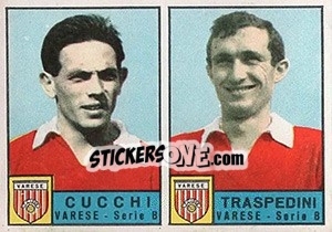 Sticker Cucchi / Traspedini - Calciatori 1963-1964 n. 395 - Panini