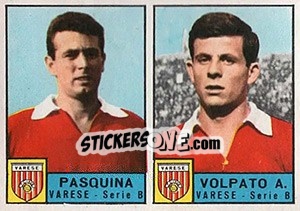 Sticker Pasquina / Volpato - Calciatori 1963-1964 n. 396 - Panini