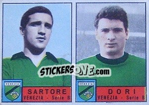 Sticker Sartore / Dori - Calciatori 1963-1964 n. 402 - Panini