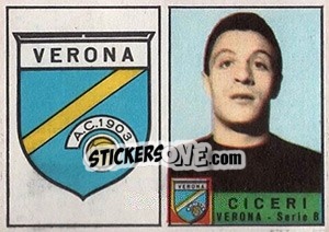 Sticker Stemma / Ciceri - Calciatori 1963-1964 n. 403 - Panini