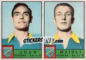 Figurina Joan / Maioli - Calciatori 1963-1964 - Panini