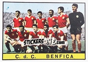 Sticker Squadra Benfica - Calciatori 1963-1964 n. 415 - Panini