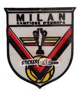 Figurina Stemma Milan - Calciatori 1963-1964 - Panini