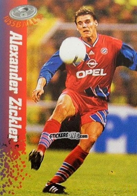 Sticker Alexander Zickler - Bundesliga Fussball Cards 1994-1995 n. 12 - Panini