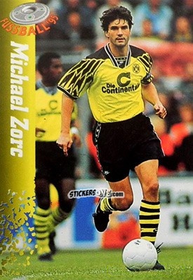 Sticker Michael Zorc - Bundesliga Fussball Cards 1994-1995 n. 36 - Panini