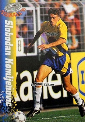 Cromo Slobodan Komljenovic - Bundesliga Fussball Cards 1994-1995 n. 59 - Panini