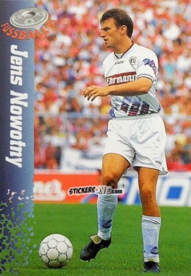 Sticker Jens Nowotny - Bundesliga Fussball Cards 1994-1995 n. 69 - Panini
