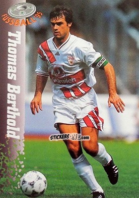 Sticker Thomas Berthold - Bundesliga Fussball Cards 1994-1995 n. 96 - Panini