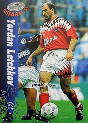Sticker Yordan Letchkov - Bundesliga Fussball Cards 1994-1995 n. 126 - Panini