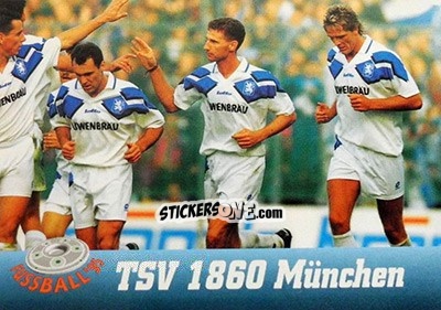 Sticker TSV 1860 Munchen - Bundesliga Fussball Cards 1994-1995 n. 222 - Panini