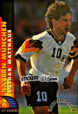 Sticker Lothar Matthaus - Bundesliga Fussball Cards 1993-1994 n. 9 - Panini