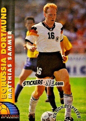 Sticker Matthias Sammer - Bundesliga Fussball Cards 1993-1994 n. 11 - Panini