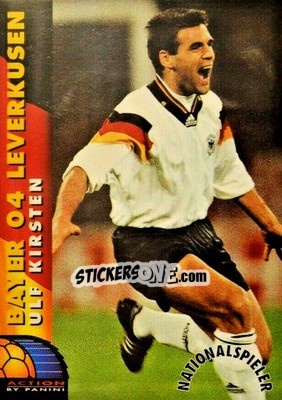 Sticker Ulf Kirsten - Bundesliga Fussball Cards 1993-1994 n. 21 - Panini