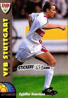 Sticker Eyjolfur Sverrison - Bundesliga Fussball Cards 1993-1994 n. 102 - Panini