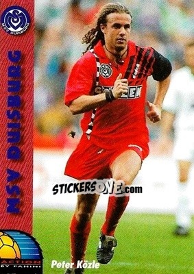 Sticker Peter Kozle - Bundesliga Fussball Cards 1993-1994 - Panini