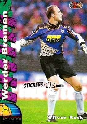 Sticker Oliver Reck - Bundesliga Fussball Cards 1993-1994 - Panini