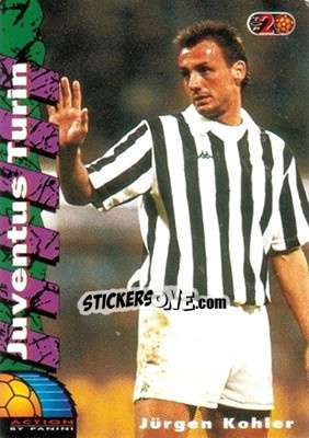 Sticker Jurgen Kohler - Bundesliga Fussball Cards 1993-1994 - Panini
