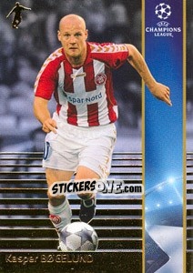 Sticker Kasper Bogelund - UEFA Champions League 2008-2009. Trading Cards n. 6 - Panini
