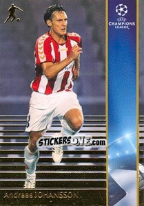 Sticker Andreas Johansson - UEFA Champions League 2008-2009. Trading Cards n. 7 - Panini