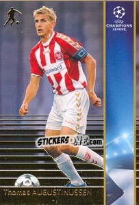Sticker Thomas Augustinussen - UEFA Champions League 2008-2009. Trading Cards n. 8 - Panini