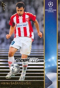 Cromo Marek Saganowski - UEFA Champions League 2008-2009. Trading Cards n. 10 - Panini
