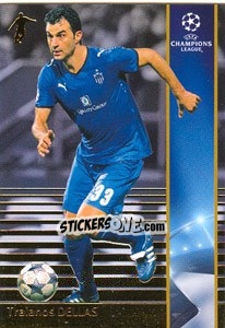 Sticker Traianos Dellas - UEFA Champions League 2008-2009. Trading Cards - Panini